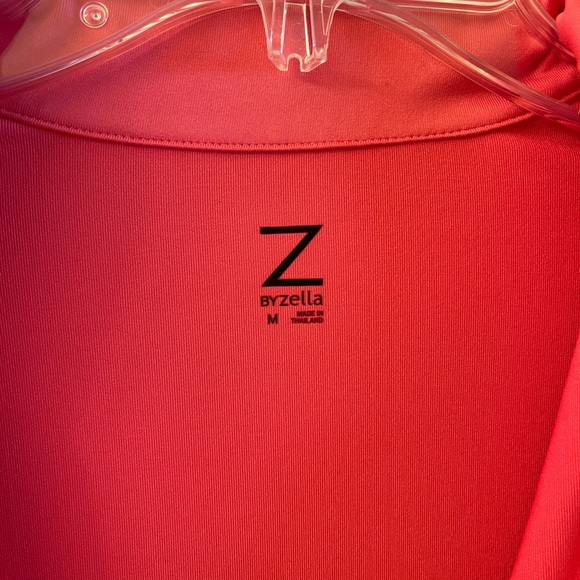 Zella Pink Yoga Running Jacket Full Zip Ruched front Women's Size M. - Picture 3 of 8